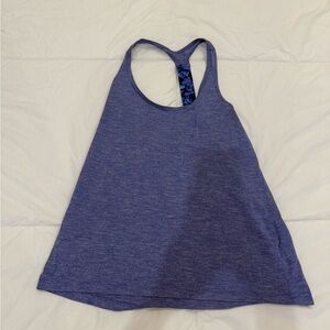 Blue Racerback Tank Top